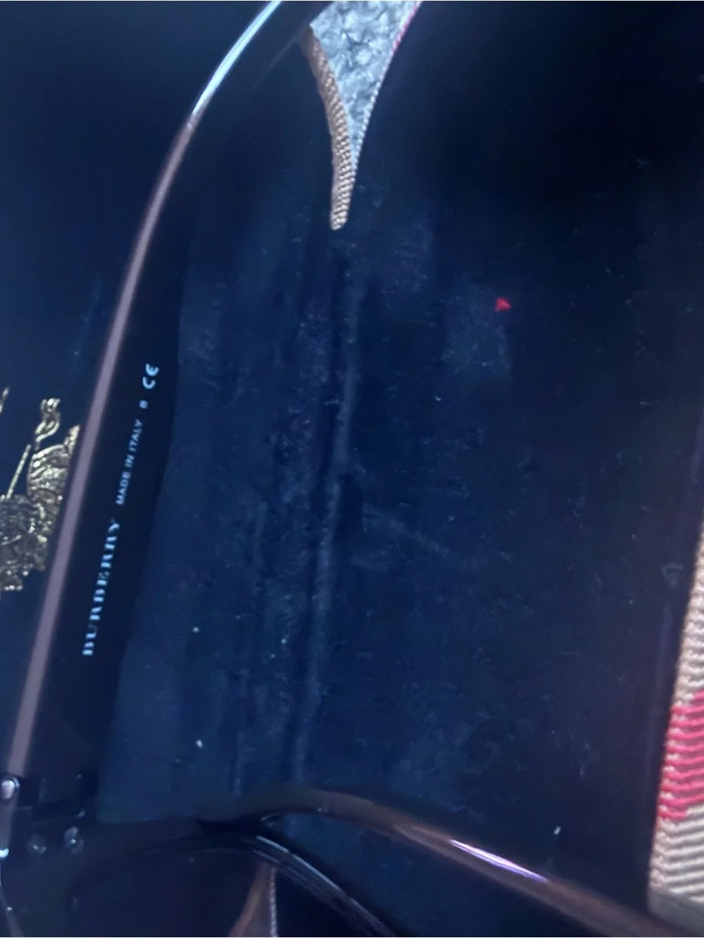 Burberry Black Oversized Square Sunglasses